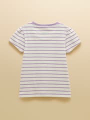 Μωβ & Πράσινο - Joules Girls' Let's Go Short Sleeve T-Shirts 2 Pack - Εικόνα 3 από 6