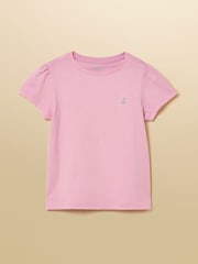 Ροζ & Κίτρινο - Joules Girls' Let's Go Short Sleeve T-Shirts 2 Pack - Εικόνα 3 από 7