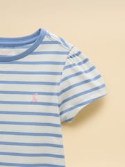 Roz/Turcoaz - Joules Girls' Let's Go Pack Of Three Short Sleeve T Shirts - Imaginea 3 din 4