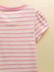Roz &Portocaliu - Joules Girls' Let's Go Pack Of Three Short Sleeve T Shirts - Imaginea 7 din 7
