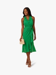Adrianna Papell Green Surplice Combo Dress - Image 3 of 6
