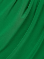 Adrianna Papell Green Surplice Combo Dress - Image 6 of 6