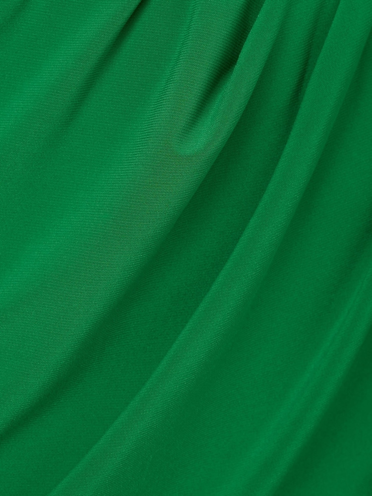 Adrianna Papell Green Surplice Combo Dress - Image 6 of 6