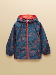 Μπλε δεινόσαυρος - Αδιάβροχο αδιάβροχο Joules για παιδιά με κουκούλα - Εικόνα 3 από 7