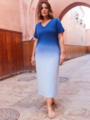 Live Unlimited Blue Ombre Dress - Image 1 of 4