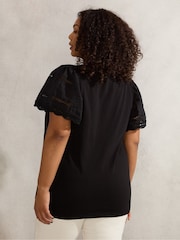 Live Unlimited Angel Sleeve V-Neck Top - Imagen 2 de 4