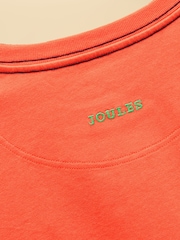 Joules Boys' Orange Long Sleeve Applique Graphic T-Shirt - Image 5 of 5