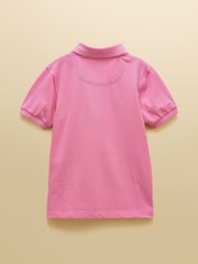 Joules Boys' Woody Pink/Blue Short Sleeve Polo Shirts 2 Pack - Image 5 of 7