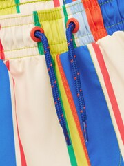 Joules Boys' Ocean Multi Striped Printed Swim Shorts - Image 5 of 6
