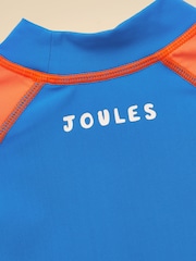 Joules Boys' Blue & Orange Sunsafe Swim Vest - Image 5 of 5