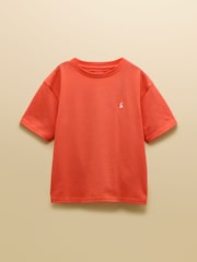 Joules Boys' Let's Go Orange & Navy Pack Of Two Short Sleeve T-Shirts - Image 3 of 7
