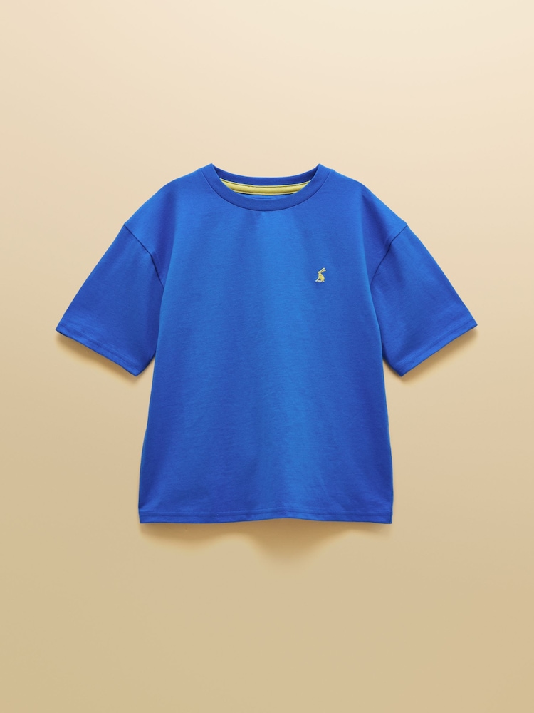 Joules Boys' Let's Go Blue & Yellow Pack Of Two Short Sleeve T-Shirts - Image 2 of 10