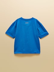 Joules Boys' Let's Go Blue & Yellow Pack Of Two Short Sleeve T-Shirts - Image 3 of 10