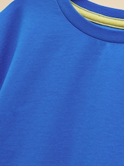 Joules Boys' Let's Go Blue & Yellow Pack Of Two Short Sleeve T-Shirts - Image 4 of 10