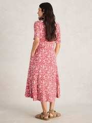 White Stuff Pink Madeline Dress - Image 2 of 6