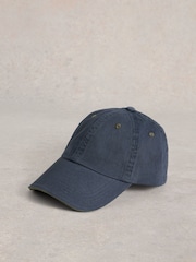 White Stuff Blue 100% Cotton Baseball Cap - Image 1 of 2