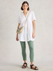 White Stuff White 100% Organic Cotton Maria Mix Tunic - Image 1 of 6