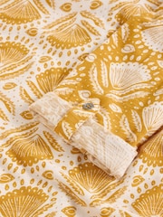 White Stuff Yellow 100% Cotton Annie Jersey Shirt - Image 6 of 6