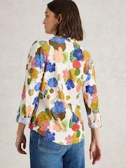 White Stuff White 100% Cotton Annie Jersey Shirt - Image 2 of 6