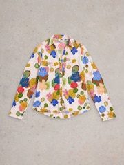White Stuff White 100% Cotton Annie Jersey Shirt - Image 5 of 6