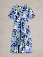 White Stuff BRT BLUE Megan Jersey Dress - Image 5 of 6