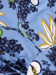 White Stuff BRT BLUE Megan Jersey Dress - Image 6 of 6