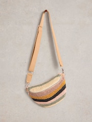 White Stuff Natural Mini Sebby Crochet Bag - Image 3 of 4