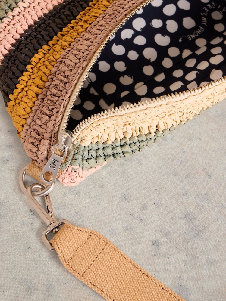 White Stuff Natural Mini Sebby Crochet Bag - Image 4 of 4