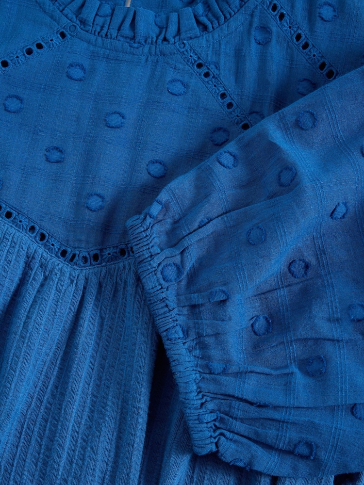 White Stuff Blue Lea Dress - Image 6 of 6