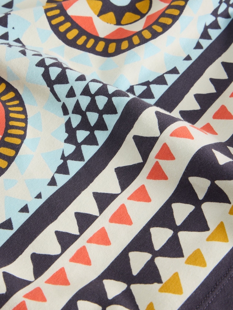 White Stuff Blue Fay Jersey Maxi Column Skirt - Image 6 of 6