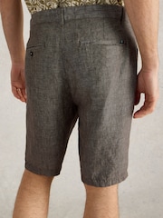 Cinza - Calções chinoWhite Stuff 100% Linen - Imagem 2 de 6