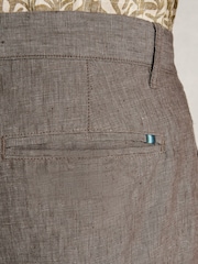Cinza - Calções chinoWhite Stuff 100% Linen - Imagem 4 de 6