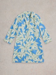 White Stuff Blue Blake 100% Linen Tunic - Image 5 of 6