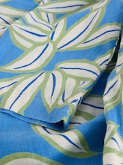 White Stuff Blue Blake 100% Linen Tunic - Image 6 of 6