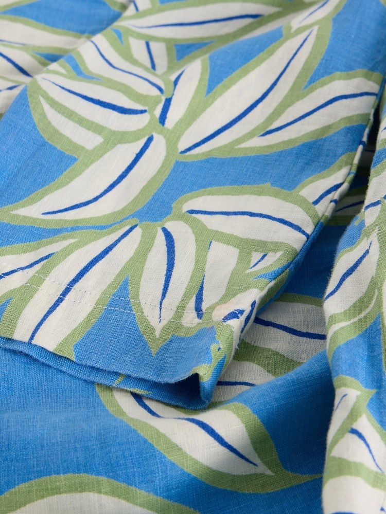 White Stuff Blue Blake 100% Linen Tunic - Image 6 of 6