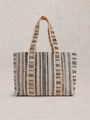 White Stuff Carla Jacquard Tote Bag - Imagen 1 de 4