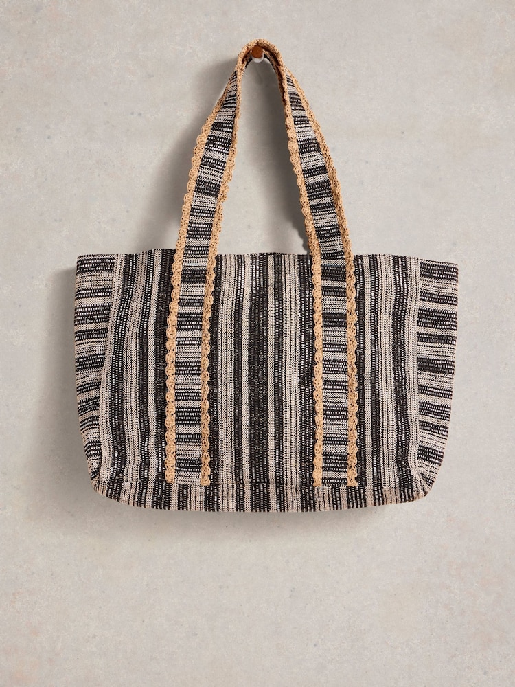 White Stuff Carla Jacquard Tote Bag - Imagen 2 de 4