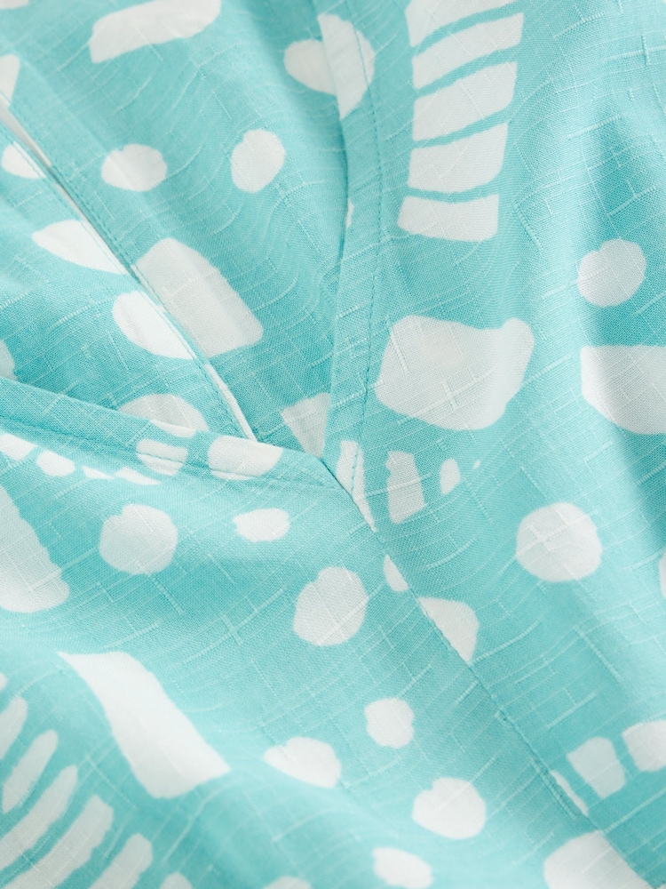 White Stuff Blue Lucy Midi Dress - Image 6 of 6