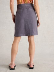 White Stuff Purple Teakie Skirt - Image 2 of 6