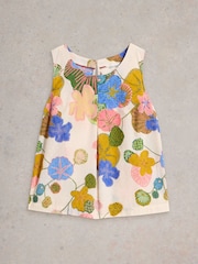 White Stuff cream 100% Organic Cotton Paradise Cotton Vest - Image 5 of 6