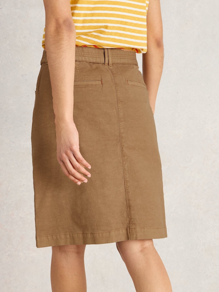 White Stuff Natural Teakie Skirt - Image 2 of 6