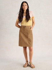 White Stuff Natural Teakie Skirt - Image 3 of 6