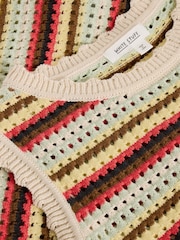 White Stuff Natural 100% Organic Cotton Sunny Stripe Tank - Image 6 of 6