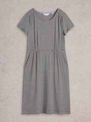 White Stuff Black Tallie Jersey Dress - Image 5 of 6