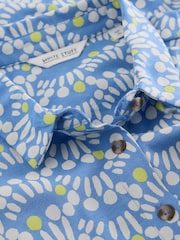 White Stuff Blue Ria Jersey Shirt Dress - Image 6 of 6