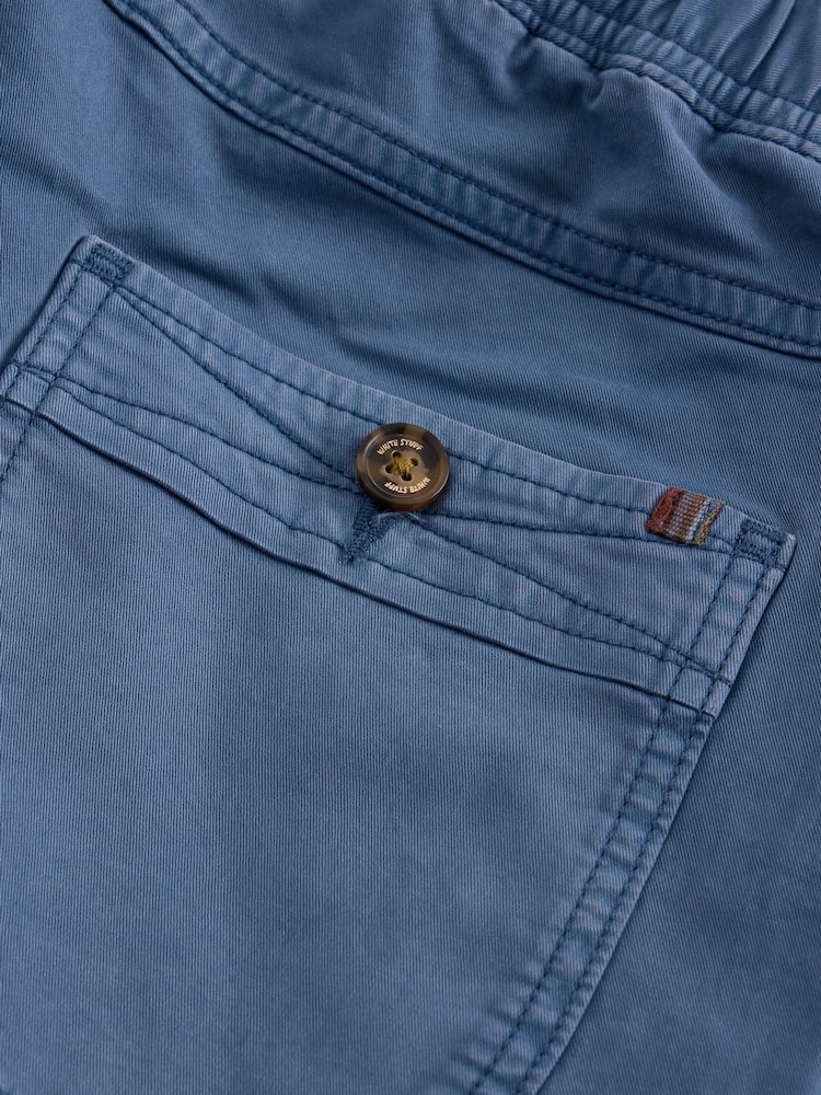 Azul - White Stuff Sutton Drawstring Shorts - Imagen 6 de 6