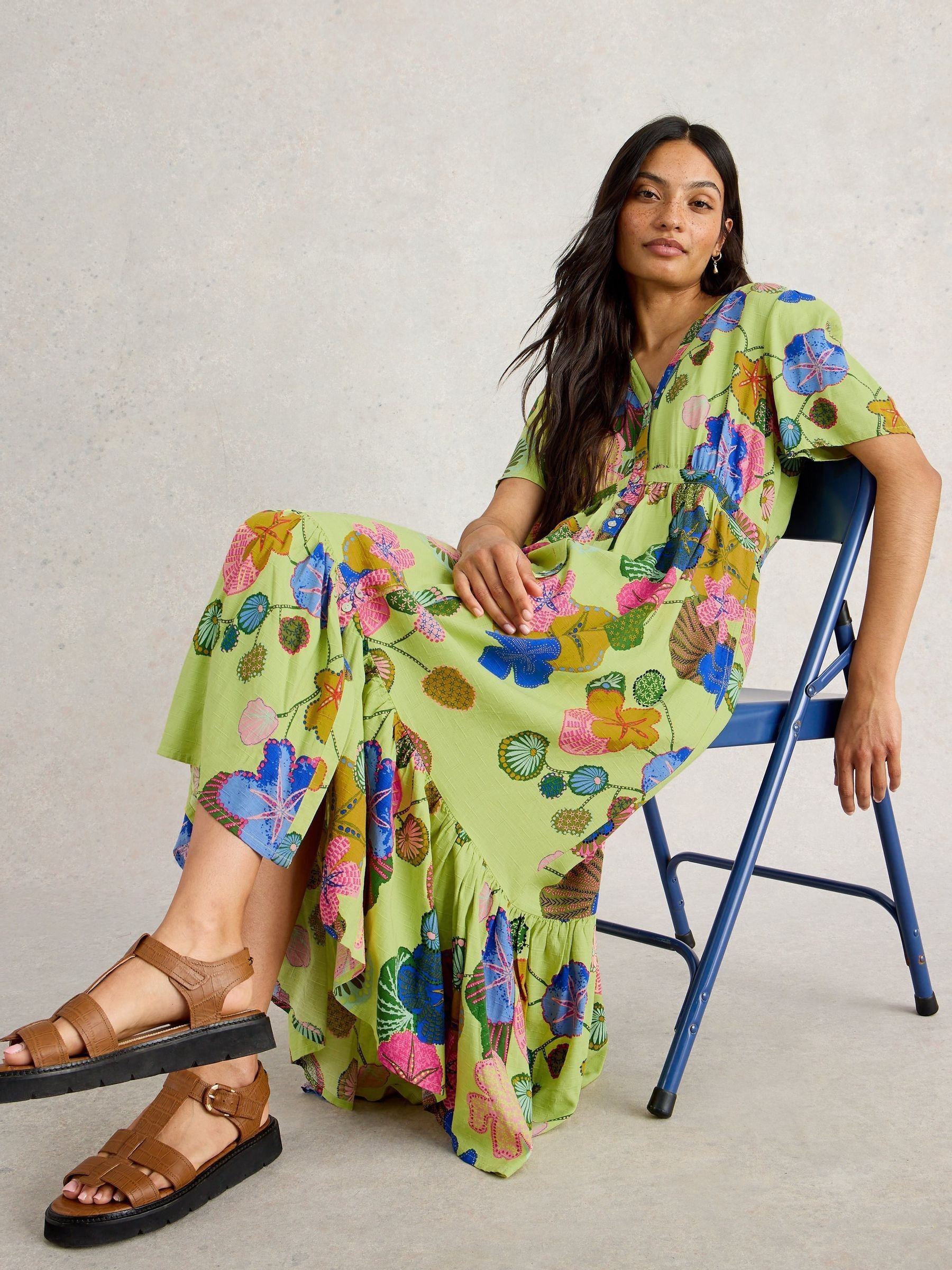 Buy White Stuff Green Phoebe Midi Dress from Next USA