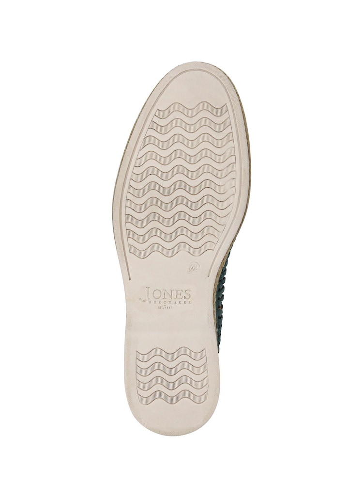 Jones Bootmaker Blue Raheem Leather Loafers - Image 4 of 4