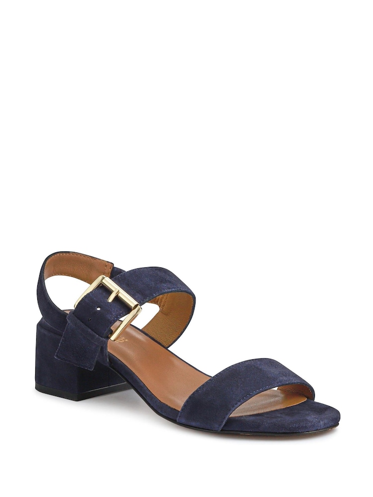 Blau - Jones Bootmaker Kassidy2 Smart Block Heel Sandals - Bild 2 von 5 Blau - Jones Bootmaker Kassidy2 Smart Block Heel Sandals - Bild 2 von 5