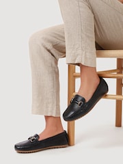 Jones Bootmaker Athikia Leather Slip-On Black Shoes - Image 1 of 6